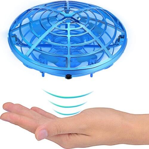 Zhenwei Sensor Flying Ball Interactive Infrared Induction Helicopter Suspension RC Aircraft LED Lights UFO Flying Toy Drones