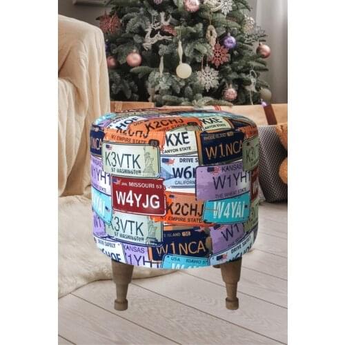 Wood Lathe Foot Plump Puff coffee tables table basse furniture living room table