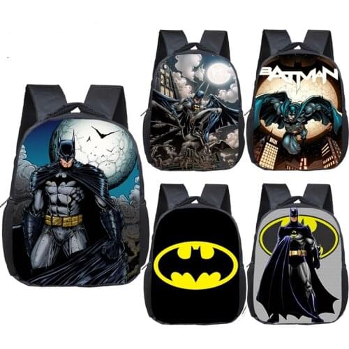 Cartoon superhero children school bags boys girls kindergarten bag baby toddler bag kids school backpack bookbag gift