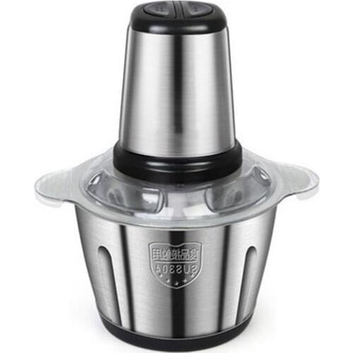 2L Electric Meat Grinder Eco-friendly Large Capacity Stainless Steel Meat Chopper Home Kitchen Tools