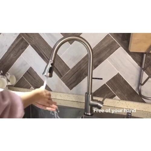 China Supplier Pull Down Kitchen Sink Faucet With One Hole