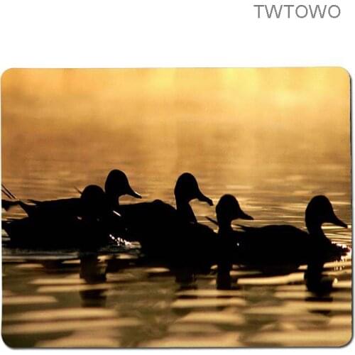 MousePad High Quality Birds Ducks Silhouette Custom Laptop Gaming Small Mouse Pad Aesthetic office decoration mouse pad