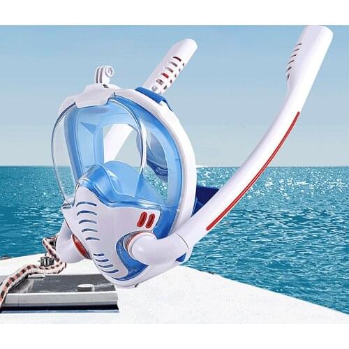 Snorkeling Masks Diving Masks Men Women Diving Equipment Silicone Full Dry Respirator For Spearfishing Swimming Mask