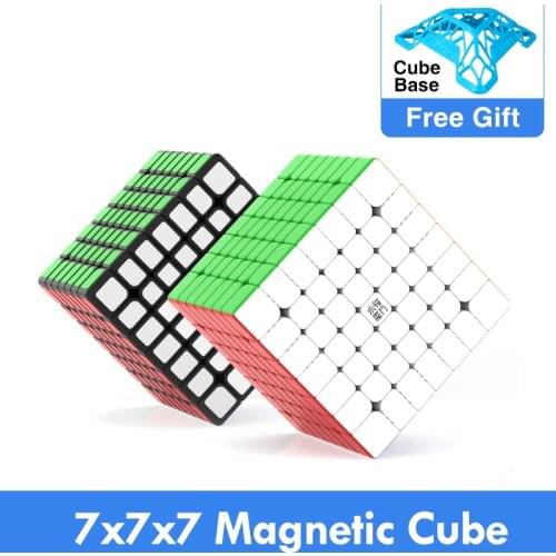 Newest YJ Yufu V2M 7x7x7 Magnetic Speed Cubes Puzzle Professional cube yj yufu 7x7 magnetic Magnets Educational Toys For Gift