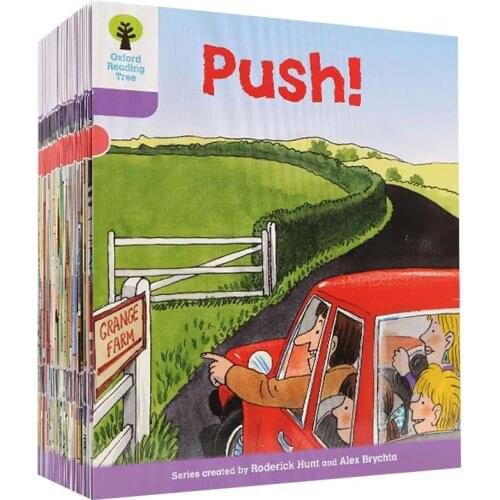 36pcs/set Oxford Reading Tree level 1+ picture book baby kids English learning children early education further reading 2-7 year
