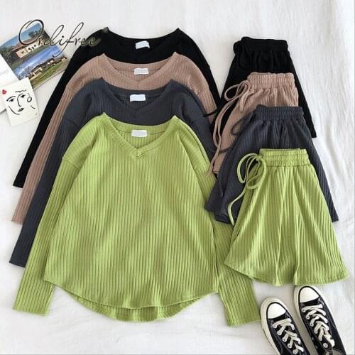 Ordifree 2021 Autumn Women T-shirt Long Sleeve Casual Loose Solid T Shirt Female Tshirts Fashion Tops