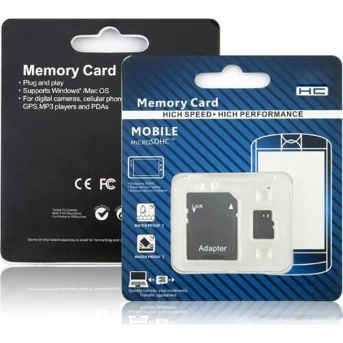 Original Quality Memory card 8gb 16gb 32gb 64gb 128gb TF Card class 10 micro sd card with retail package for smart phone