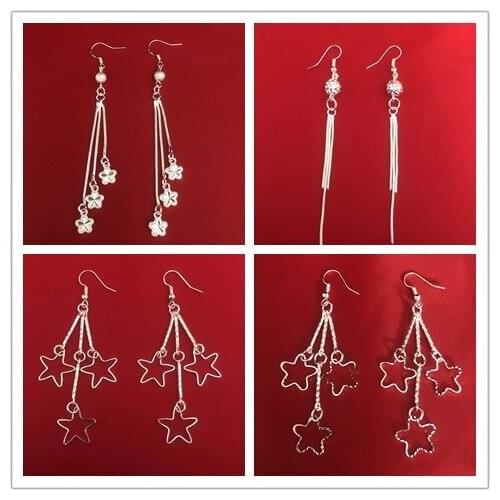LosoDo Earring fashion jewelry 2021 new style Chinese national style Miao silver earring Simple and versatile earrings for women