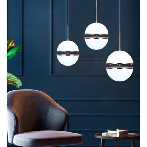 New Modern Parlor Led Pendant Lights Bedroom Bedside Hanglamp Restaurant Bar Pendant Lamp Creative Ceiling Fixture Home Art Deco