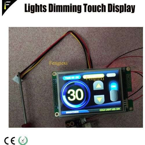 Light Brightness LED Temperature Detection Display Controller Board Touch Screen for Optical Instrument Medical Endoscope Light