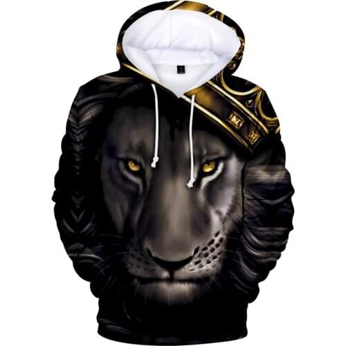 Hot sale The Lion King 3D Hoodies Men women Fashion Harajuku Autumn white Print The Lion King 3D Mens Hoodies Sweatshirts Tops