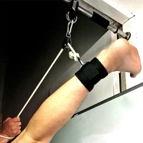 Home Gym Fitness Calf Stretcher Rope Leg Ligament Stretcher For Taekwondo Martial Arts Stretching Strap Workout Split Machine