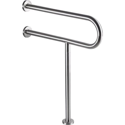 304 stainless steel U-shaped toilet handrail, barrier-free toilet handle for the elderly with disabilities, upturn function