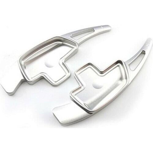 2 pieces aliminum alloy Silver Steering Wheel Shift Paddle Extension For Benz W176 W246 W205 W212 C117