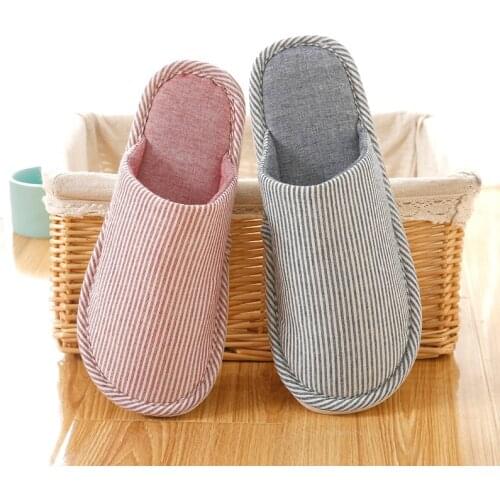 Women winter slippers Home Slippers Hemp Non-slip Warm Indoors Bedroom Floor Shoes slippers chaussures femme