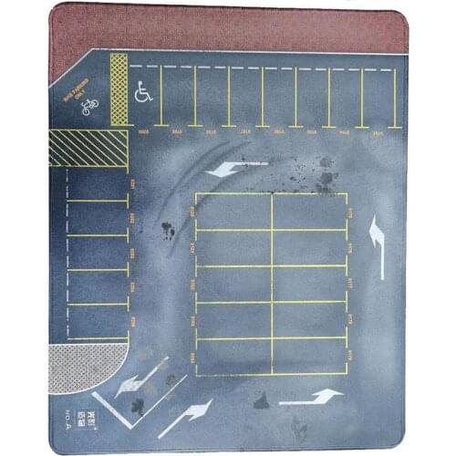 1/64 Car Mat Scale Unlight Plastic Landscape Model Parking Lot And Architecture Mats Table Mat Waterproof Floor Mat For Kids