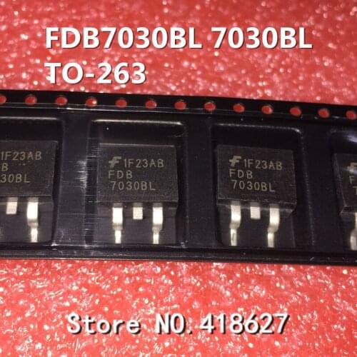 10PCS/LOT FDB7030BL 7030BL TO-263 30V 60A Effect tube MOS-N