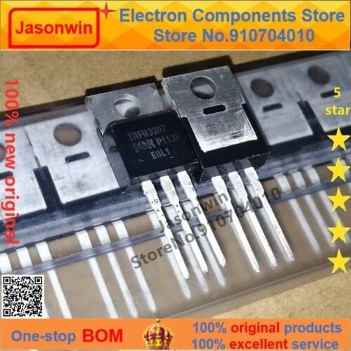 100% nuevo 50 unids/lote original MOSFET IRFB3207PBF 75V180A IRFB3207 TO-220 Transistor