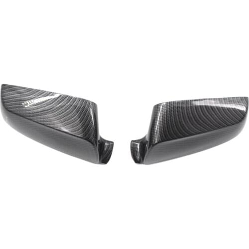 AL21 -Carbon Fiber Side Mirror Covers Set For Bmw E60 E63 F06 F07 F12 F13 5 6 7 Series 51167187432 51167187431