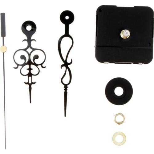 Blesiya Quartz Clock Movement DIY Clock Part with Hands HR1688 13mm Shaft