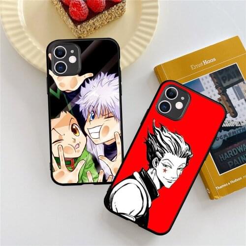 Etui Phone Cover for IPhone 12 11 Pro Max X XS XR 7 8 7Plus 8Plus 6S SE2 etui Hisoka Hunter X Hunter Killua Zoldyck Anime Case