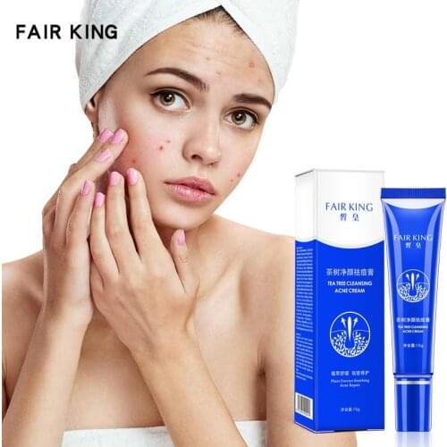 FAIR KING Acne Treatment Acne Scar Removal Serum Anti Acne Face Essence Cream Oil Control Shrink Pores Whitening Skin Care 15g