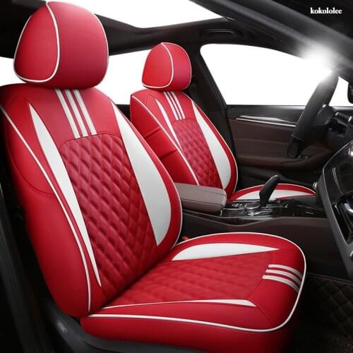 KOKOLOLEE Custom Leather car seat covers For BMW 1 Series E81 E82 E87 E88 F20 F21 F52 F40 2 Series F22 F23 F44 F45 F46 car seats