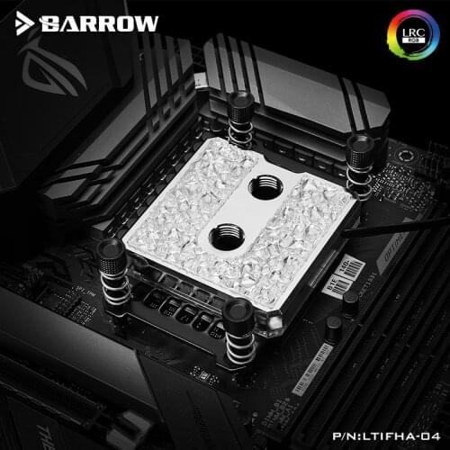 Barrow CPU Water Block For Ryzen AMD Platform 5V 3PIN Light Header,AM4 Processor Copper Cooler LTIFHA-04cpu cooler