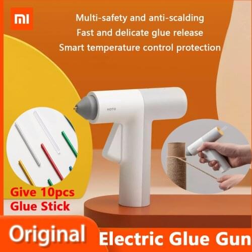 New Xiaomi HOTO Lithium Electric Glue Gun Hot Melt Glue Gun DIY Handicrafts for Home Bonding Electric Heat Temperature Tool