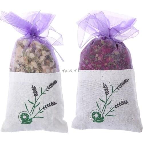 New Rose Jasmine Lavender Dried Flower Bud Aromatherapy Sachet Air Refreshing