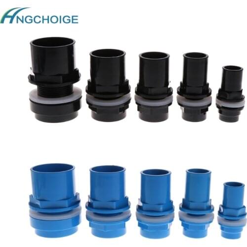 New Aquarium Inlet Outlet Fitting Head Water Pipe Fitting Connector 20/25/32/40/50mm Oct19