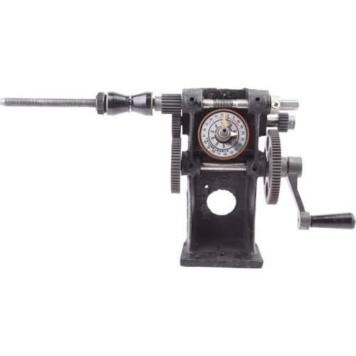 Manual Coil Winding Machine Hand Crank Electronic Count Two Speed Winding Machine 370W Home Pointer Cast Iron Winding Tools 220V