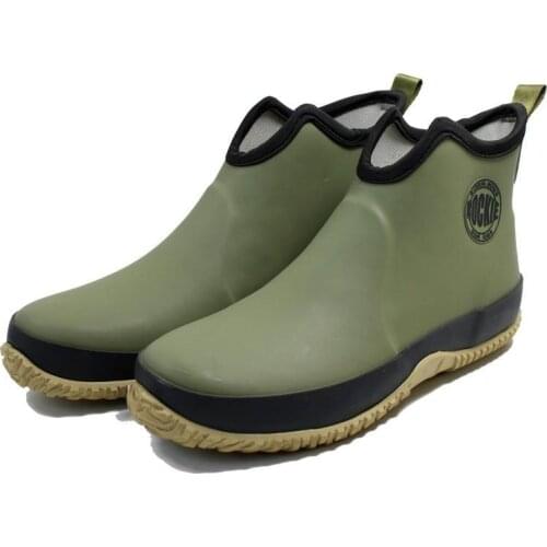 Men Rubber Shoes Waterproof Rain Boots 2021 Autumn Male Short Ankle Boots Waterproof Rian Boots Outdoor Fishing Shoes Casual PU