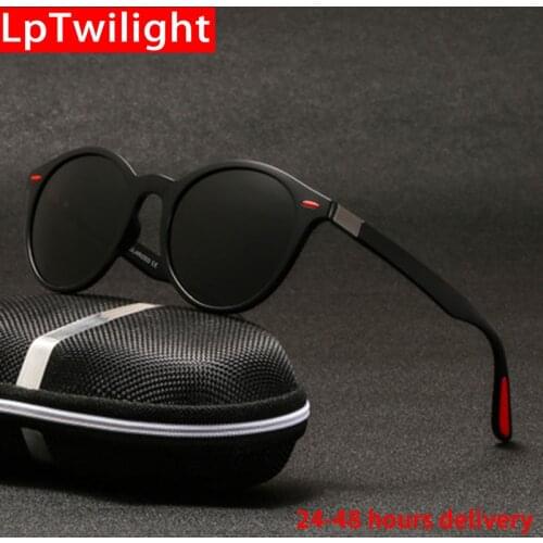 LpTwilight Retro Sunglasses Men Polarized Sunglasses Men Luxury Brand Sunglasses Men/Women Mirror Square Gafas De Sol Hombre