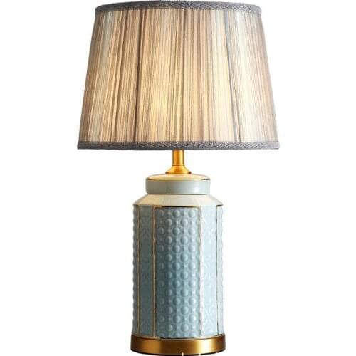 Modern minimalist table lamp desk living room bedroom bedside lamp ceramic table lamp