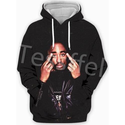 Tessffel 3D Printed Rapper 2pac Rap Star Trendy Hip-Hop Goodie Street Harajuku Autumn/Winter Unisex Casual Sweatshirt Style-8