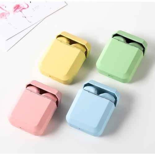 TWS I2 Earphones for Iphone Xiaomi Huawei Samsung Smart Phone Bluetooth 5.0 Wireless Earphone In Headphone Touch Key Bluetooths