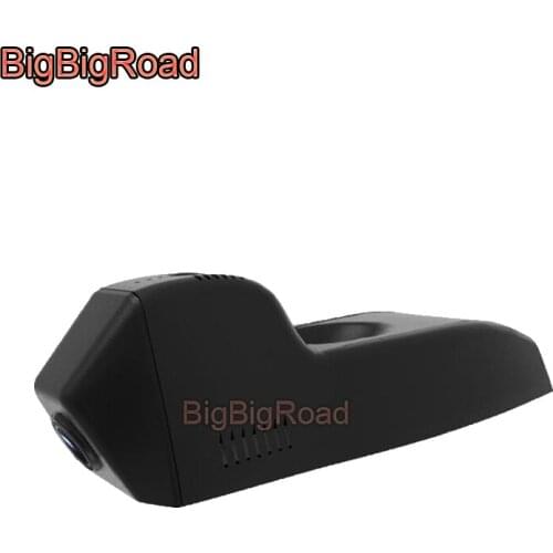 BigBigRoad Car wifi DVR Video Recorder Novatek 96655 Dual Camera dash cam For Cadillac XT4 2018 2019 Low Version