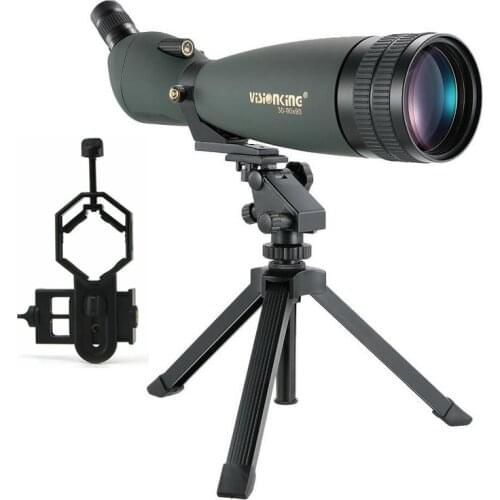 Visionking 30-90X90 Spotting Scope Bak4 Hunting Bird watching Guide Long Range Waterproof Monocular Telescope With Phone Adapter