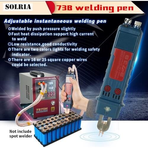 Integrated Spot Welding Pen DIY Polymer Battery for Precision Spot Welding for 737g+737dh Series Battery Welder + Trigger Switch