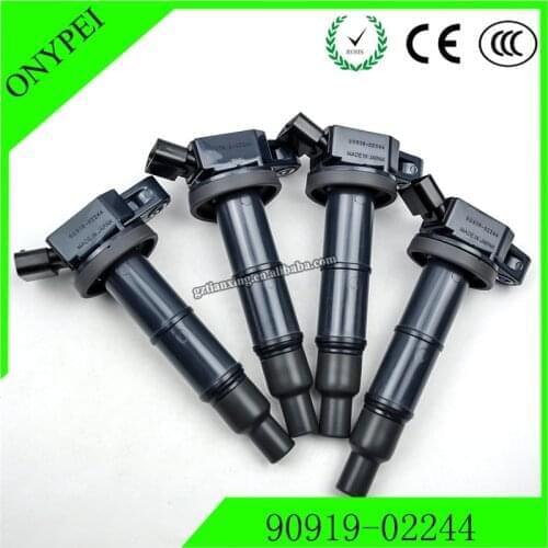 4PCS High quality Ignition Coil 90919-02244 UF333 For Camry RAV4 Scion 2.4L 90919 02244