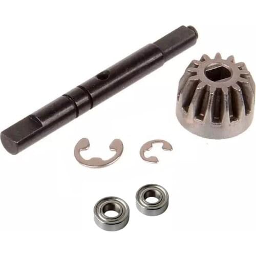 03015 13T Drive Gear Shaft E-Clips Replacement 10x5x4mm Bearings For RC 1/10 HSP Model Car 94111 94123 Buggy Truck Spare Parts