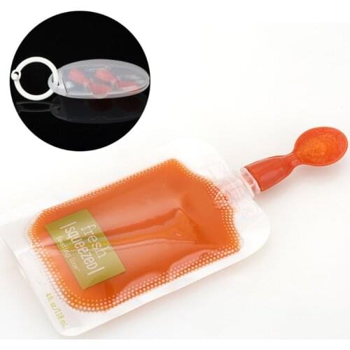2 Pcs/bag Baby Spoon Food Preservation Packaging Bag Sealing Device Child Feeding Device Kitchen Dispensing Bag Supplies