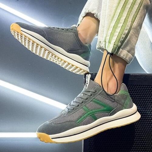 2021 new mens shoes Korean mens fashion casual shoes platform sports running shoes Gump shoes trendy mens plus size shoes