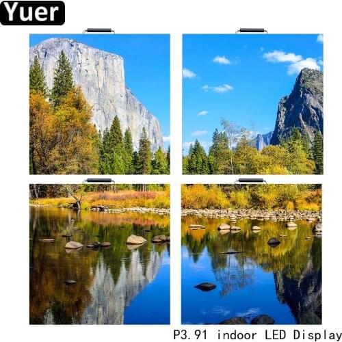 4Pcs/Lot Full Color HD Indoor LED Display P3.91 128x128 Screen Resolution LED Video Wall Advertisement Panel LED Video Display