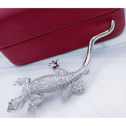 Lizard Brooch and Pin Vintage Brooches Dress Collar Suit Sweater Banquet Decoration Women Brooch Hijab Pins Jewelry Lucky Sonny