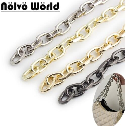 1-5-10 meters 4 colors 16mm width 4.5 mm thick Purse chains wholesale purses and handbags in bulk Trendy chain