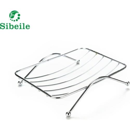 SBLE Stainless Steel Soap Holder Case Brand Bathroom Accessories Rust-resistant Saver Basket for Bathroom Toilet Shower SoapDish