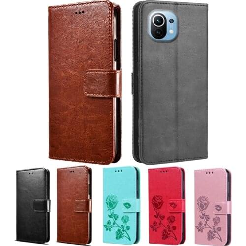 For Xiaomi Mi 11 чехол Case PU Wallet Stand Capa Flip Leather Cover Case Xiaomi 11 M2012K11C Funda Protector Book Shell Coque