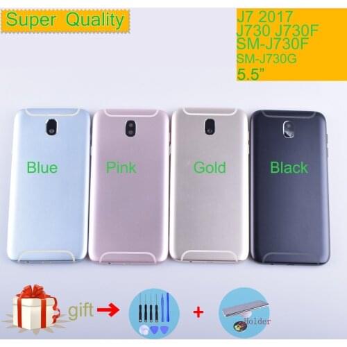 For Samsung Galaxy J7 Pro 2017 J730 J730F SM-730F Housing Battery Cover Back Cover Case Rear Door Chassis Shell Replacement